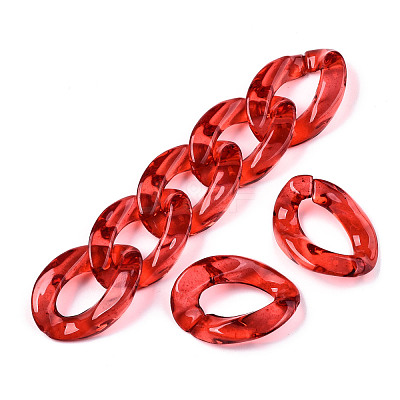Transparent Acrylic Linking Rings OACR-S036-001A-J05-1