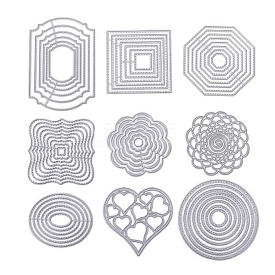Frame Metal Cutting Dies Stencils DIY-BC0010-39-1