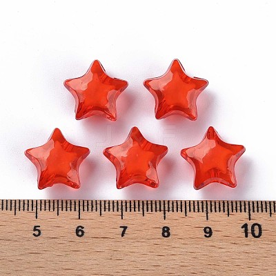 Transparent Acrylic Beads TACR-S152-02A-712-1