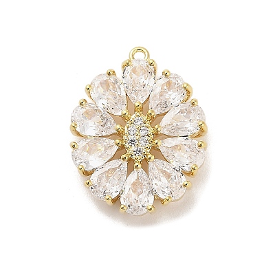 Brass Pendants KK-V006-01G-03-1