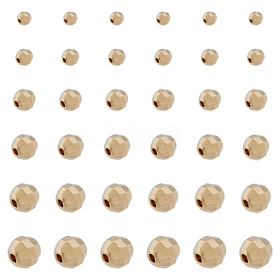 120Pcs 6 Styles Brass Spacer Beads KK-DC0003-63-1