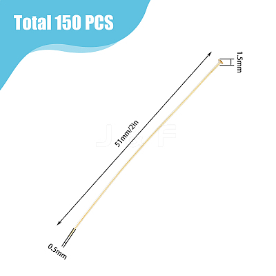 150Pcs Brass Flat Head Pins KK-DC0003-81-1