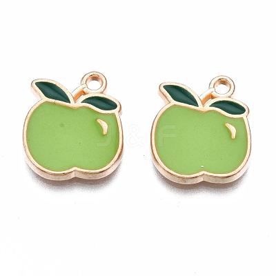 Alloy Enamel Charms X-ENAM-S115-020-1