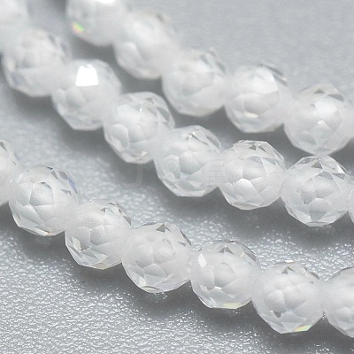 Cubic Zirconia Beads Strands X-G-G792-47-01A-1
