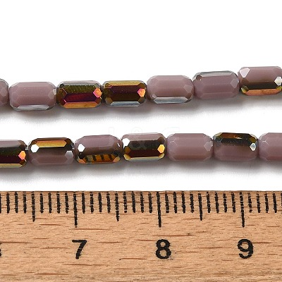 Electroplate Glass Beads Strands EGLA-D031-01-12-1