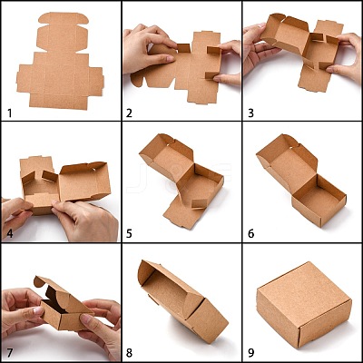 Kraft Paper Gift Box CON-K003-02C-01-1