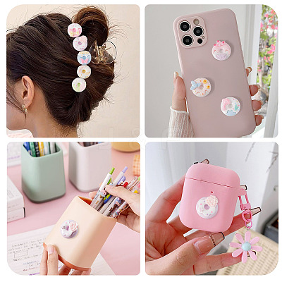 20Pcs Opaque Resin Decoden Cabochons RESI-TADJ0001-20-1