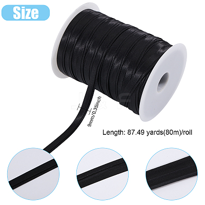 80M Satin Ribbon OCOR-WH0070-172D-1