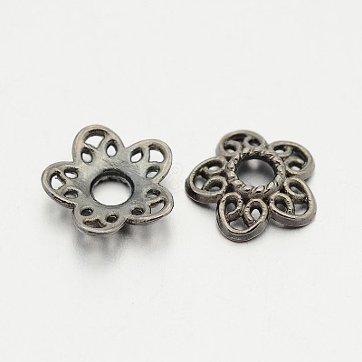 Tibetan Style Alloy Bead Caps LS-K0P34051-1