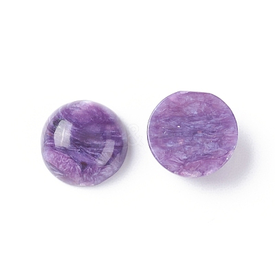 Natural Charoite Cabochons G-E557-08B-1