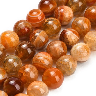 Natural Dragon Veins Agate Beads Strands GG-L001-L01-01F-1