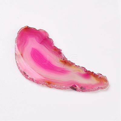 Natural Slice Agate Cabochons G-K190-01-1
