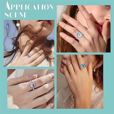 DIY Finger Rings Making Kits DIY-SC0020-61-1