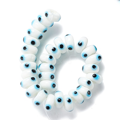 Handmade Evil Eye Lampwork Beads LAMP-F021-01H-1