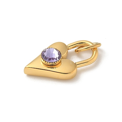 Ion Plating(IP) 304 Stainless Steel with Rhinestone Pendants STAS-G351-10G-1