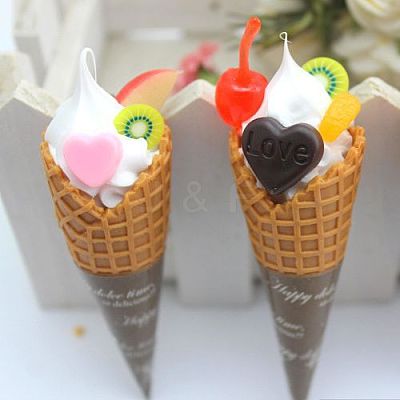 PVC Ice Cream Cone Ornaments PW-WG86286-01-1