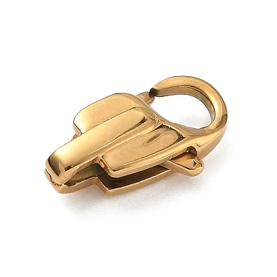 304 Stainless Steel Lobster Claw Clasps STAS-C148-03A-G-1