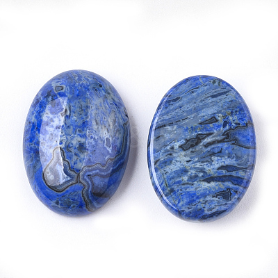 Natural Ripple Jasper Cabochons G-S346-04A-1