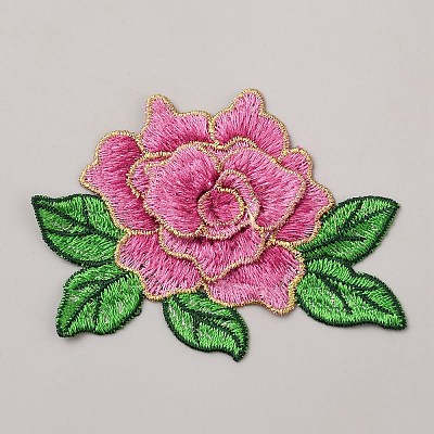 Computerized Embroidery Cloth Iron on/Sew on Patches DIY-WH0622-093C-1