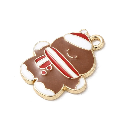 Christmas Alloy Enamel Pendants FIND-H055-17C-G01-1