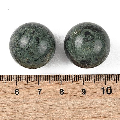 Natural Kambaba Jasper Sphere Beads GG-D003-A20-1