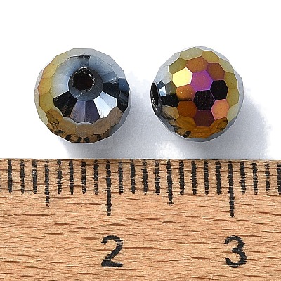 AB Color Plated Glass Beads EGLA-P059-02A-AB28-1
