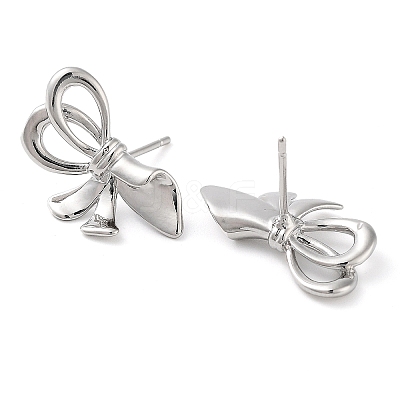 Brass Studs Earrings EJEW-K276-06C-P-1