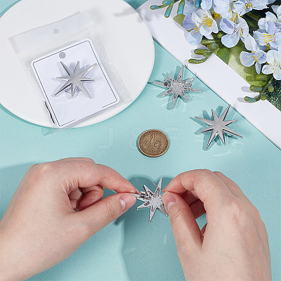 4Pcs Alloy Lapel Pin Brooches for Backpack Clothes JEWB-UN0002-68-1