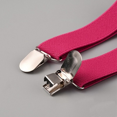 Adjustable Polyester Y-Shaped Heavy Duty Suspenders AJEW-WH0307-23P-1