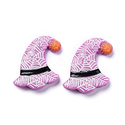 Halloween Theme Opaque Resin Cabochons RESI-D0003-12A-1