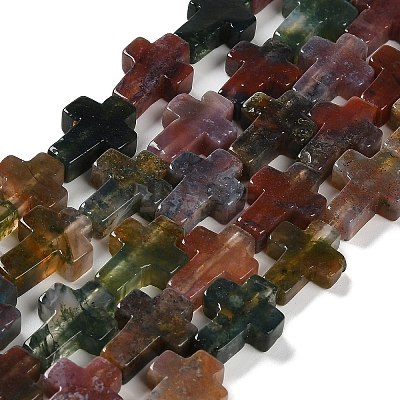 Natural Indian Agate Beads Strands G-I337-A04-02-1
