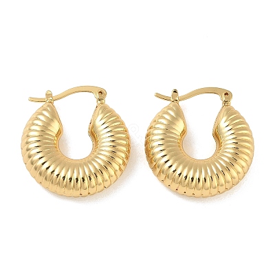 Brass Stud Earrings for Women KK-CBAD851-07G-1
