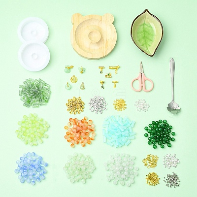 DIY Lampwork Beaded Bracelet Making Kit DIY-FZC0001-01A-1
