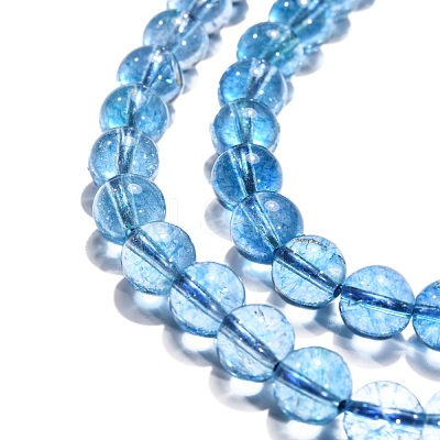 Natural Quartz Crystal Beads Strands G-G099-8mm-21-1