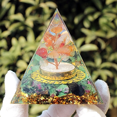 Orgonite Pyramid Resin Energy Generators PW-WG24475-01-1