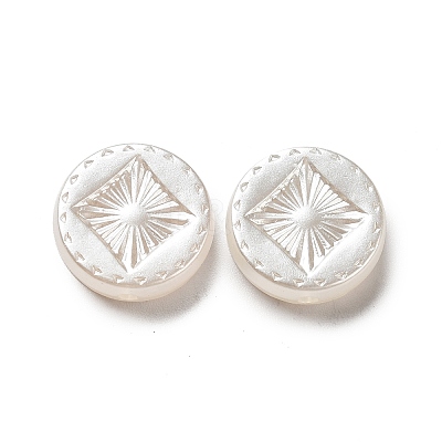 ABS Plastic Imitation Pearl Beads X-OACR-L013-040-1