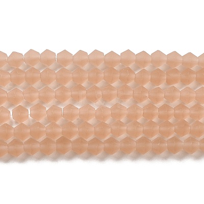Imitate Austrian Crystal Frosted Glass Beads Strands EGLA-A039-T2mm-MD12-1