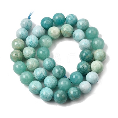 Gradient Natural Amazonite Beads Strands GG-CBA54CC-C01-10mm-1