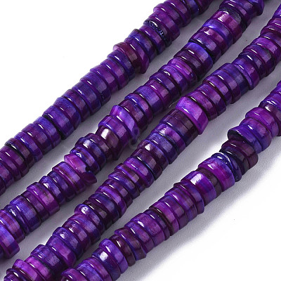 Natural Freshwater Shell Beads Strands SHEL-S278-025-1