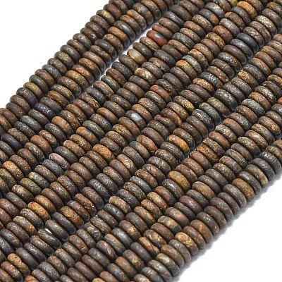 Frosted Natural Bronzite Beads Strands G-K389-C23-01-1