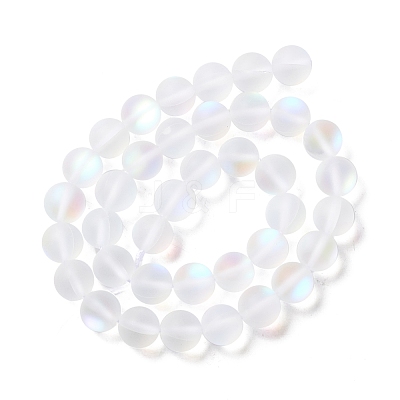 Synthetic Moonstone Beads Strands G-E573-01C-08-1