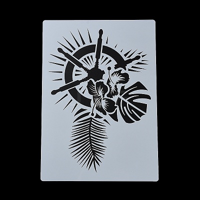 Plastic Hollow Out Drawing Painting Stencils Templates DIY-Z024-01K-1