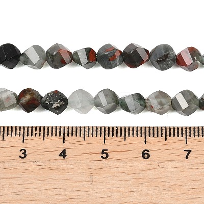 Natural African Bloodstone Beads Strands G-P611-C31-01-1