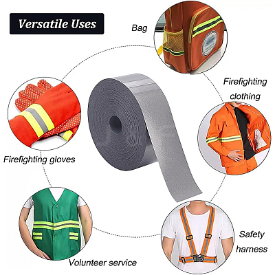 TC Hot Melt Reflective Tape AJEW-BC0003-53-1