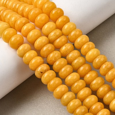 Dyed Natural White Jade Beads Strands G-G107-A23-01-1