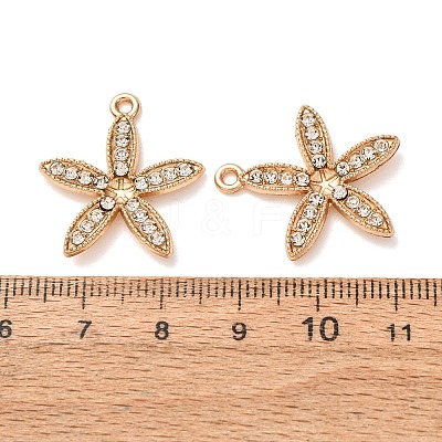 Alloy Rhinestone Pendants Cabochon Settings RB-CBAA987-10KCG-1