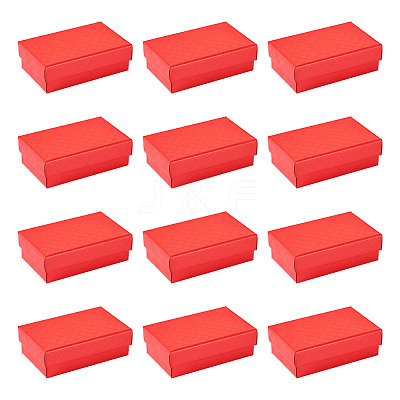 Rectangle Cardboard Paper Jewelry Box LS-CON-TAC0015-01D-1