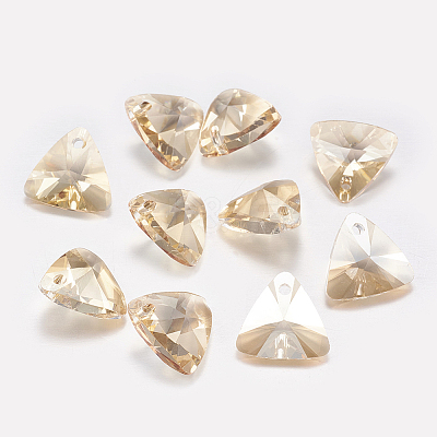 Faceted Glass Rhinestone Charms X1-RGLA-F050-A-001GS-1