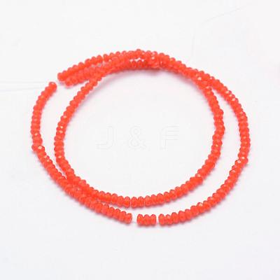 Opaque Glass Beads Strands EGLA-J144-NB03-1