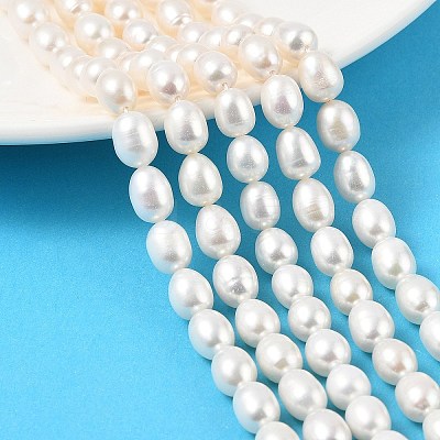 Natural Cultured Freshwater Pearl Beads Strands PEAR-I007-01D-07A-1